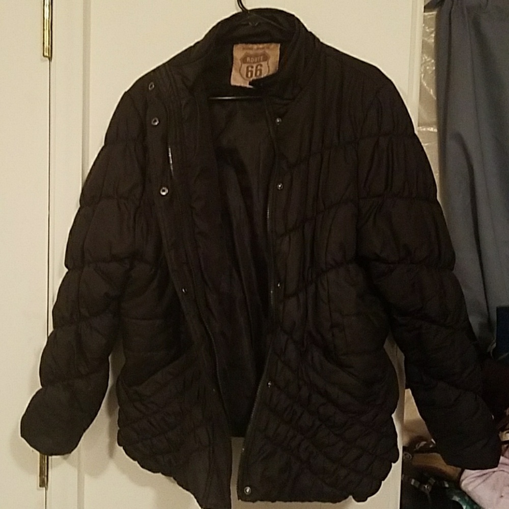 BLACK BOMMER JACKET - Picture 3 of 3