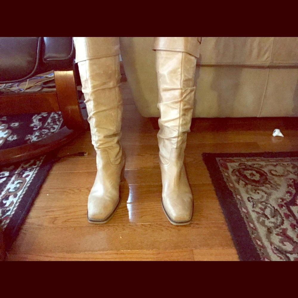 Via spiga leather boots