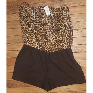 Express strapless romper