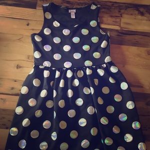 Justice dot dress 12