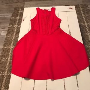 Red cocktail dress