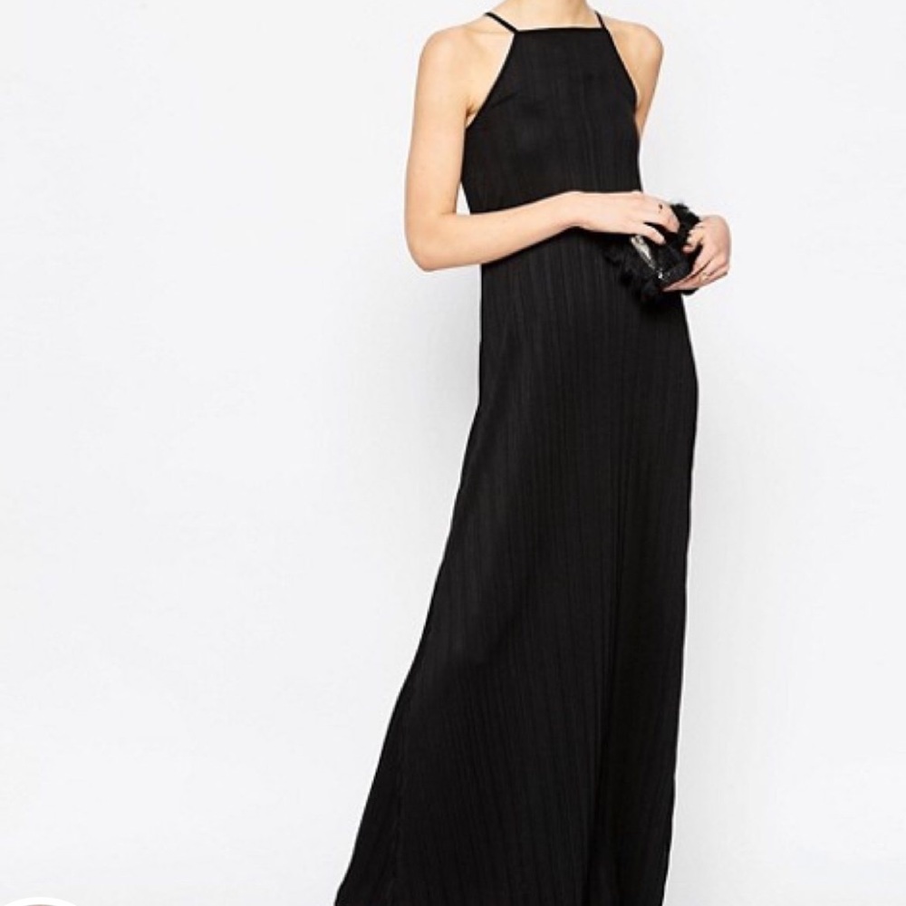 ASOS Maxi Swing Pleat Dress