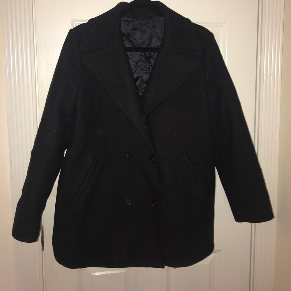 & OTHER STORIES DOUBLE BREASTED NAVY PEACOAT