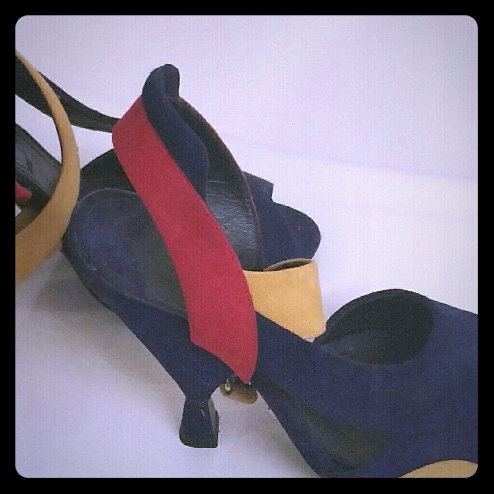 Prada suede pumps