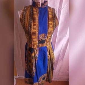 African print dress