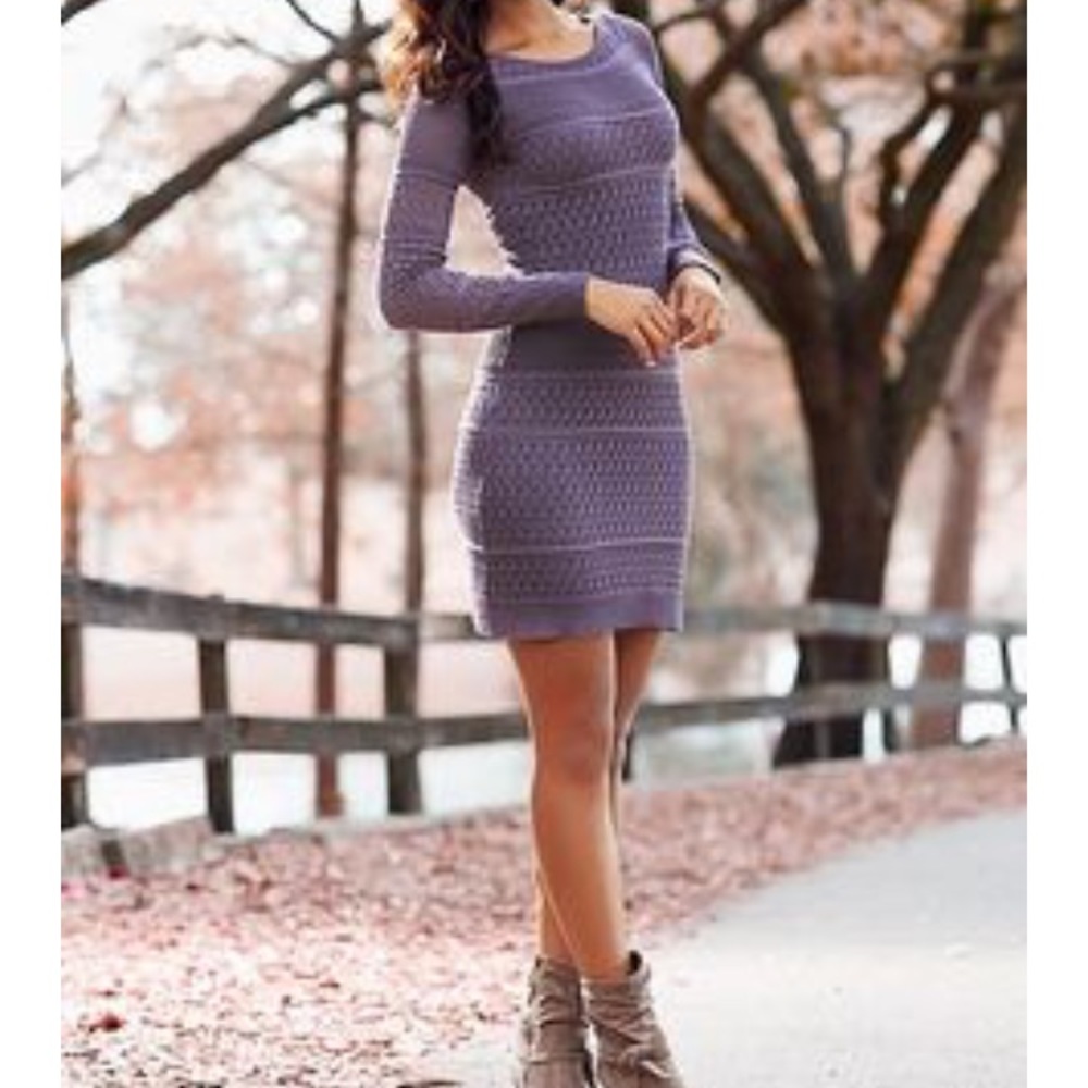 Lilac sweater dress from Venus