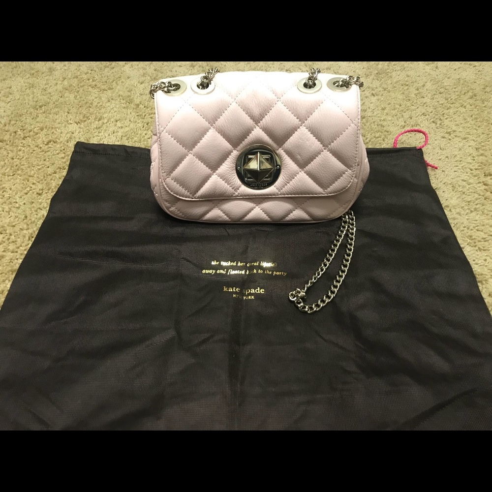 Kate Spade Whitaker Place Pink Quilted Crossbody