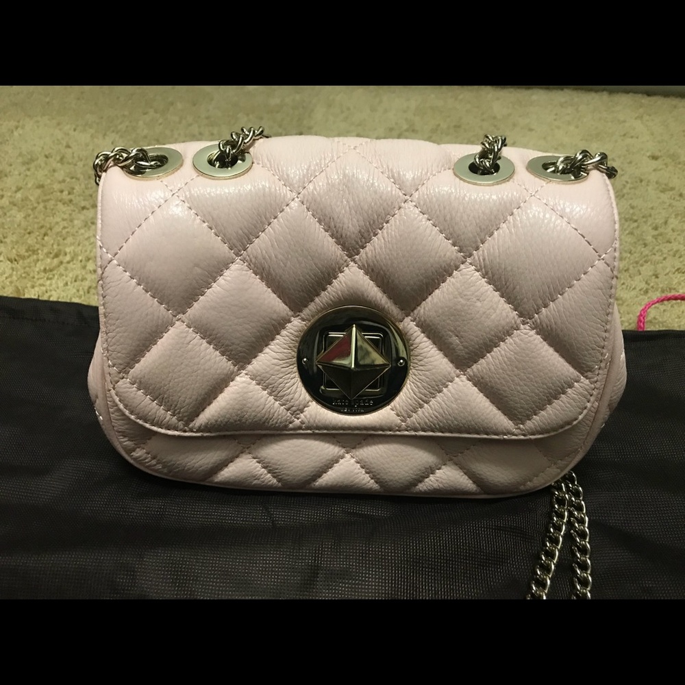 Kate Spade Whitaker Place Pink Quilted Crossbody - Picture 2 of 4