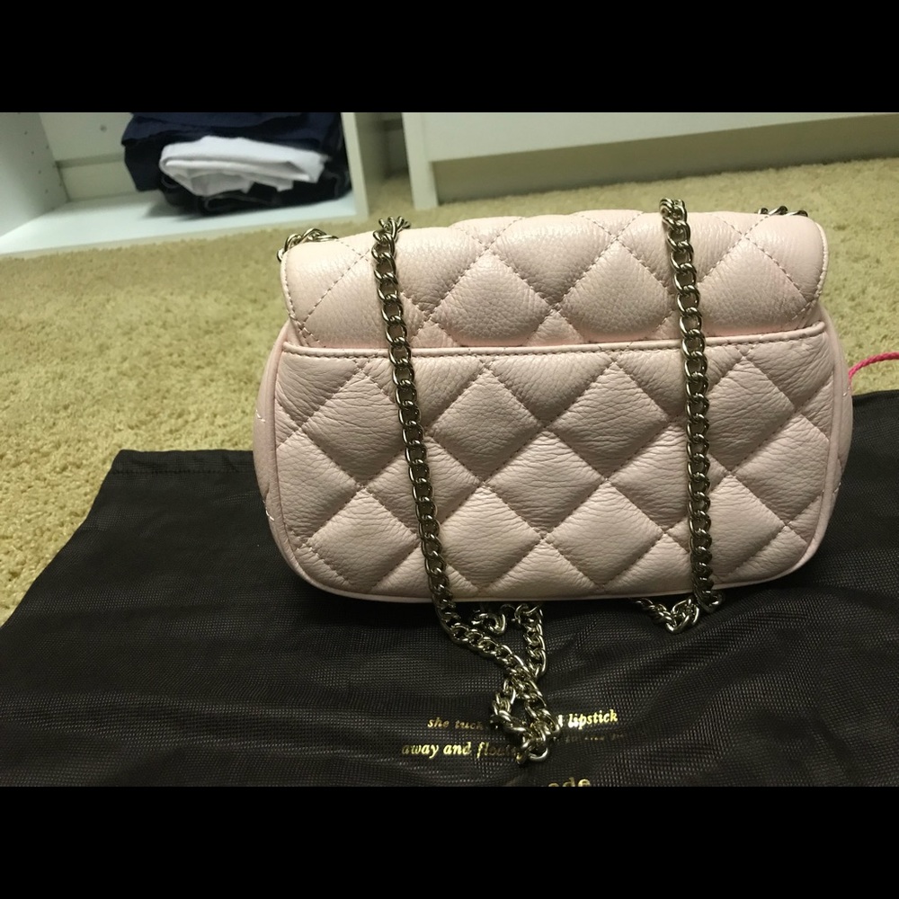 Kate Spade Whitaker Place Pink Quilted Crossbody - Picture 4 of 4