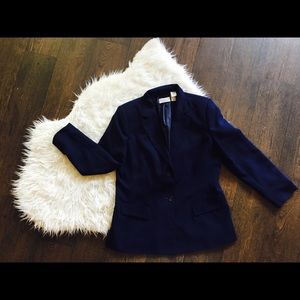 Navy Blue Suit Jacket