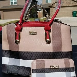 3pc Quiet Hustle Purse With Wallet