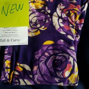 New Tc Watercolor/Disney Roses Leggings!🦄Rare!