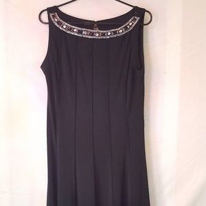 Rhinestone black dress