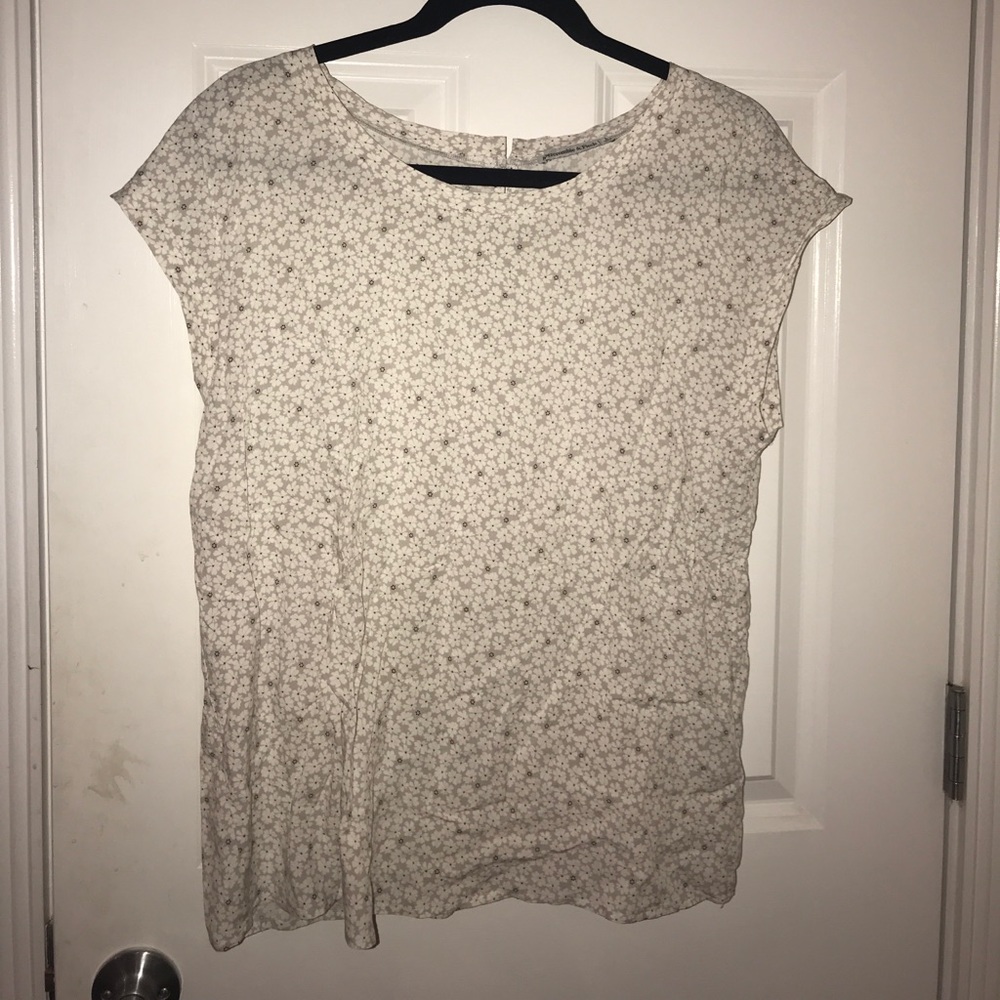 Abercrombie & Fitch light floral DOLMAN blouse