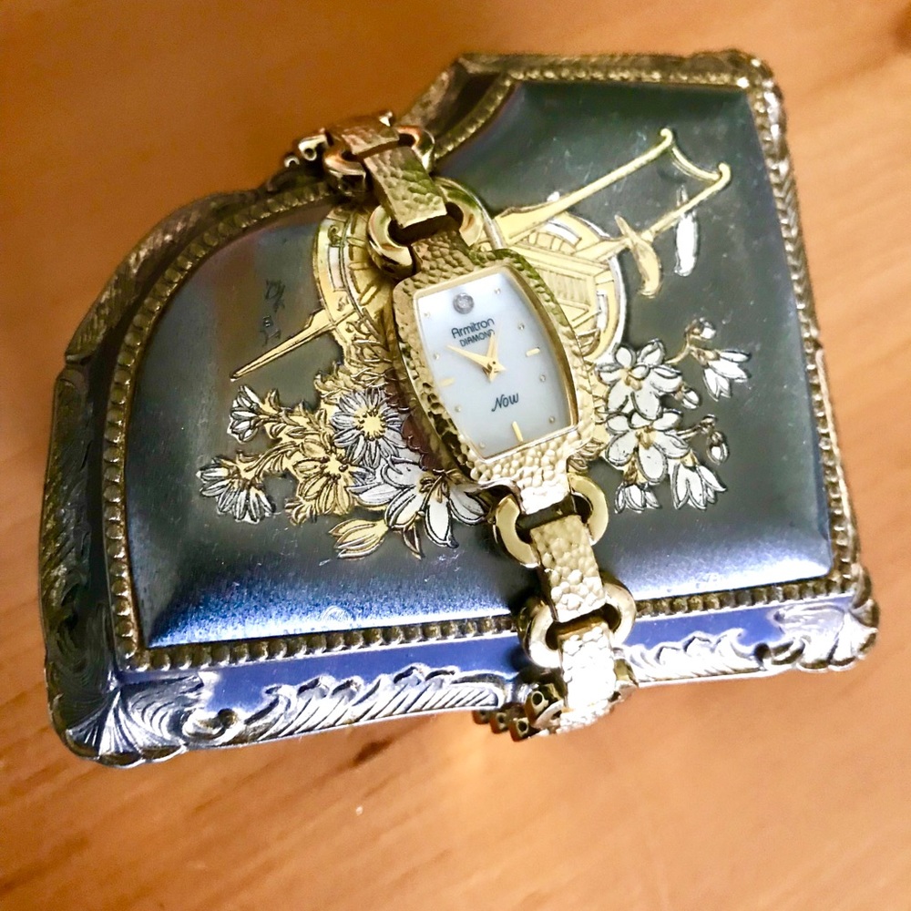 Armitron Gold Bracelet Watch
