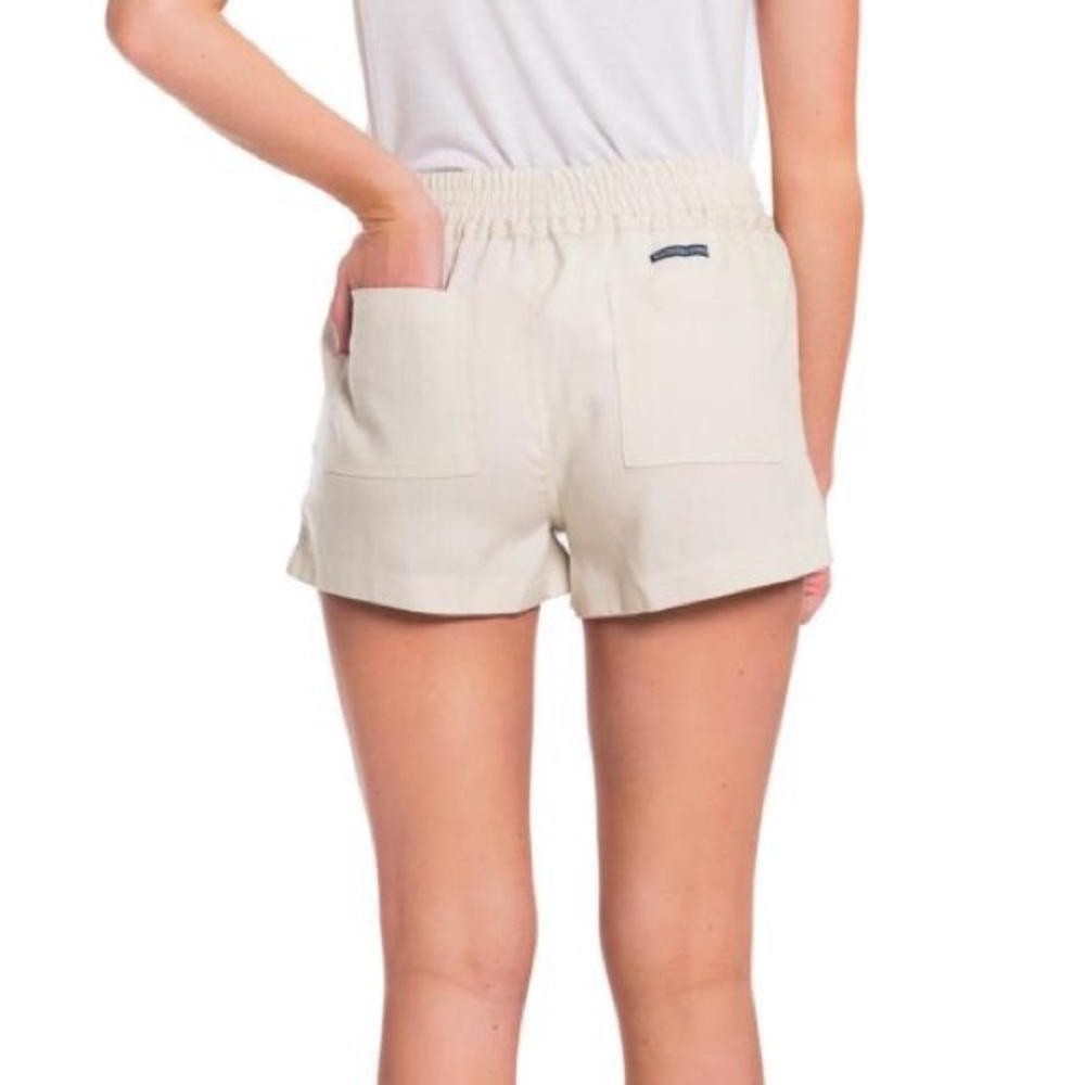 Southern Shirt Company Khaki Linen Shorts - SMALL