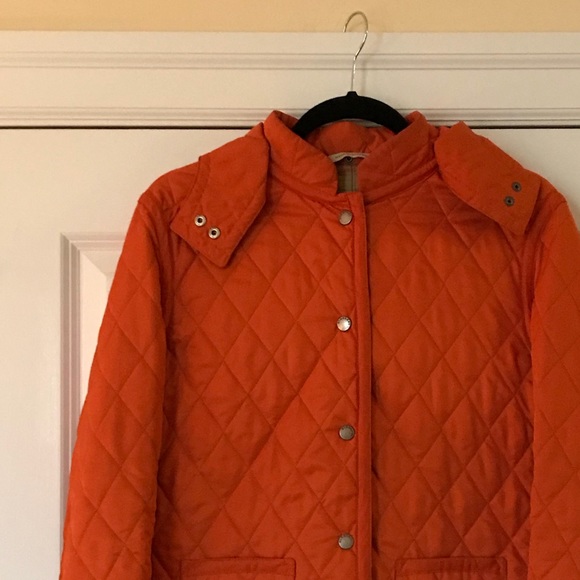 burberry orange jacket