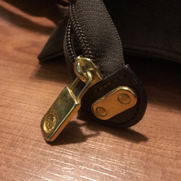 Nina Ricci Brown Logo Handbag Vintage EUC - Picture 4 of 4