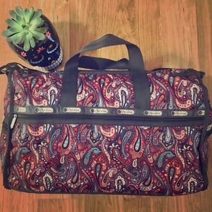 LeSportsac Large Paisley Weekender Bag