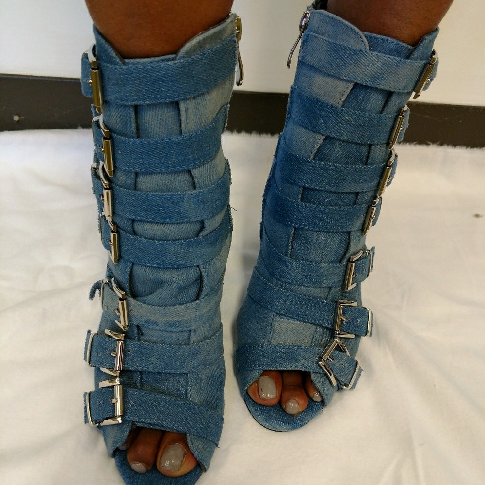 Demin Bootie