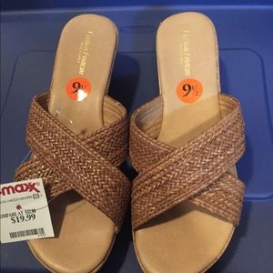 Tan sandals