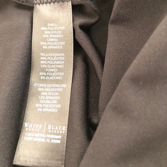 White House Black Market Velvet Dress Sz. NWT - Picture 3 of 5