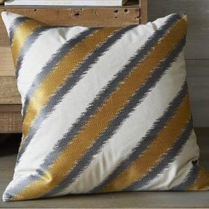 West Elm Diagonal Stripe Pillow Cover!