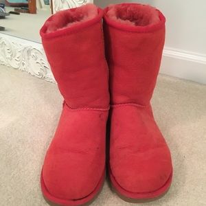 Orange UGG Classic Boots