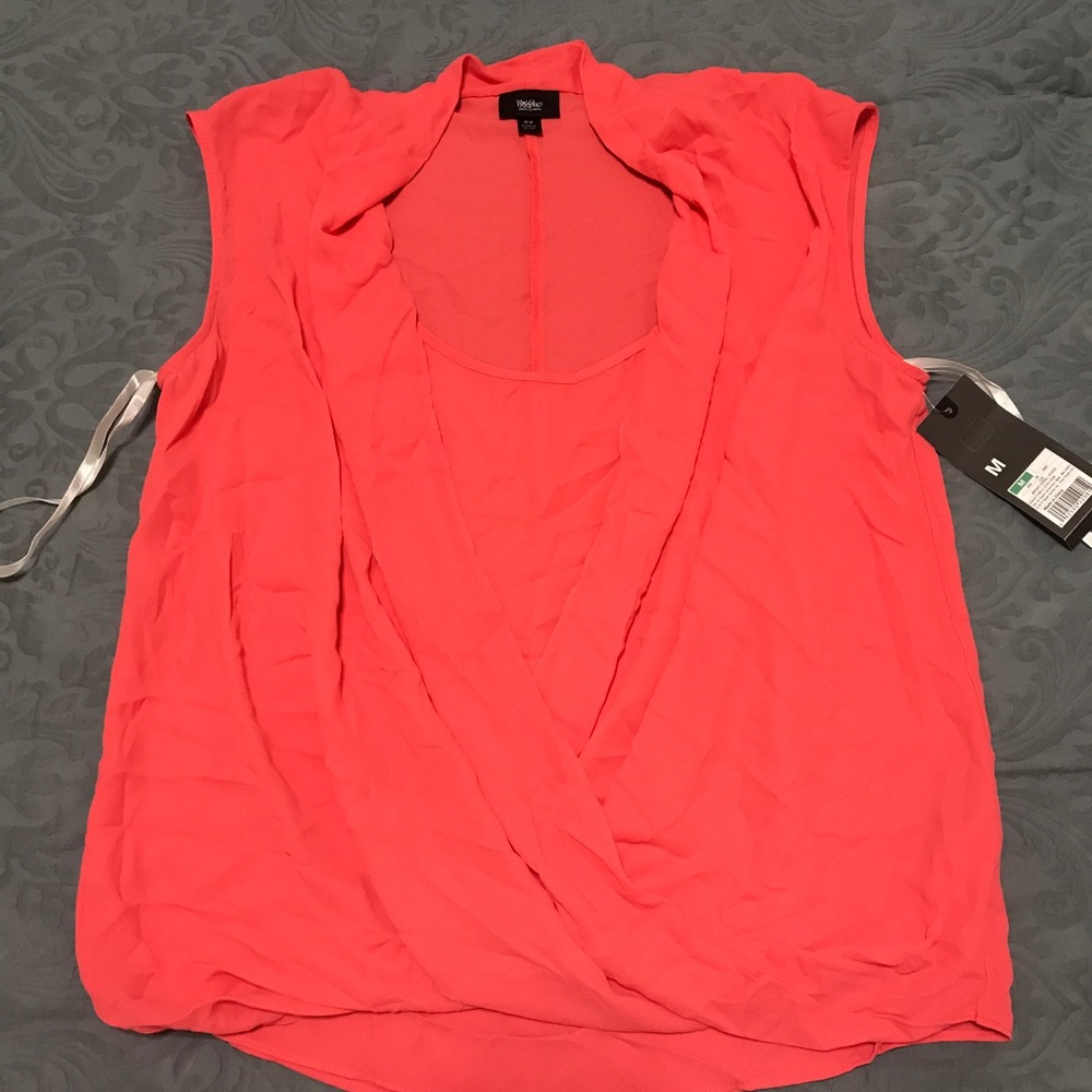 Coral Blouse NWT