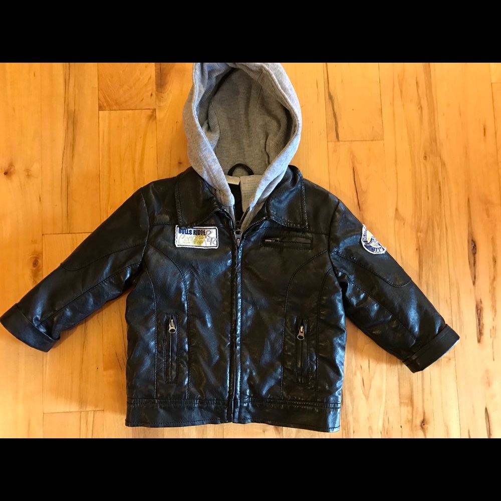 DONATED: Amy Coe Vegan Leather Jacket, 18 months