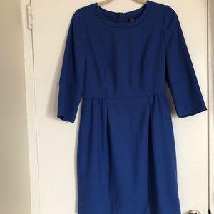 Blue JCrew work dress sz 6