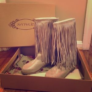 Joyfolie fringe boot
