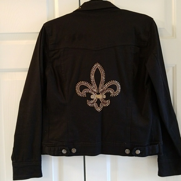 Jean style jacket with matching tank - Picture 1 of 5