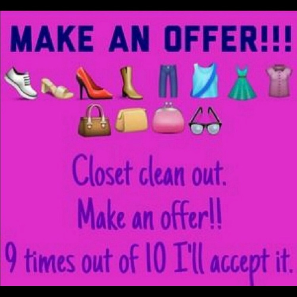 MAKE ME A CLOSET OFFER!!