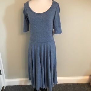 Lularoe blue Nicole Large - NWT