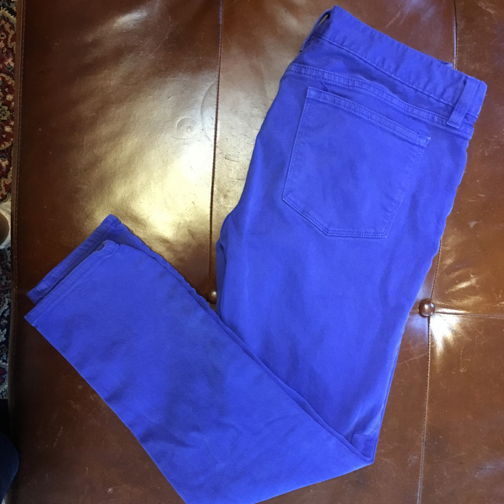 J.Crew Colored Toothpick Ankle Jean