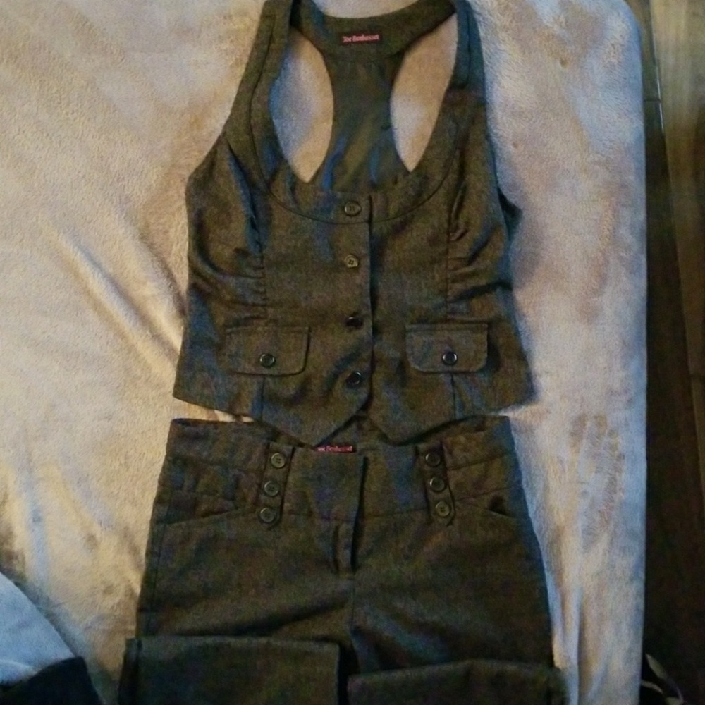 Pants with matching vest