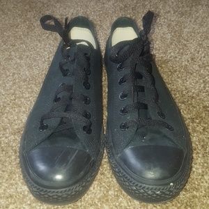 All Black Converse