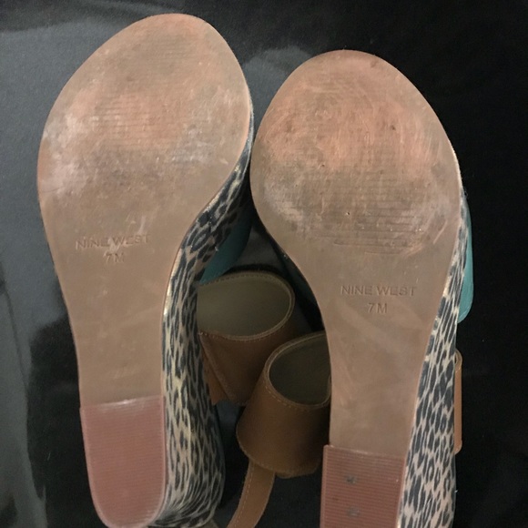 Nine West Cheetah Wedges - Picture 5 of 5