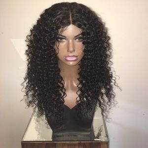 🎀Peruvian Deep Wave Wig with Lace Closure