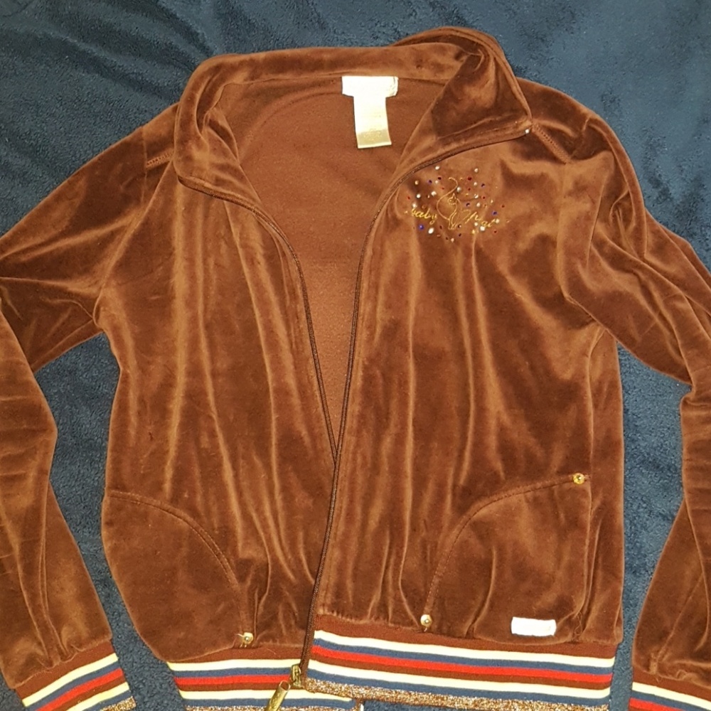 *SOLD*Baby Phat 2PC Velour Track Suit