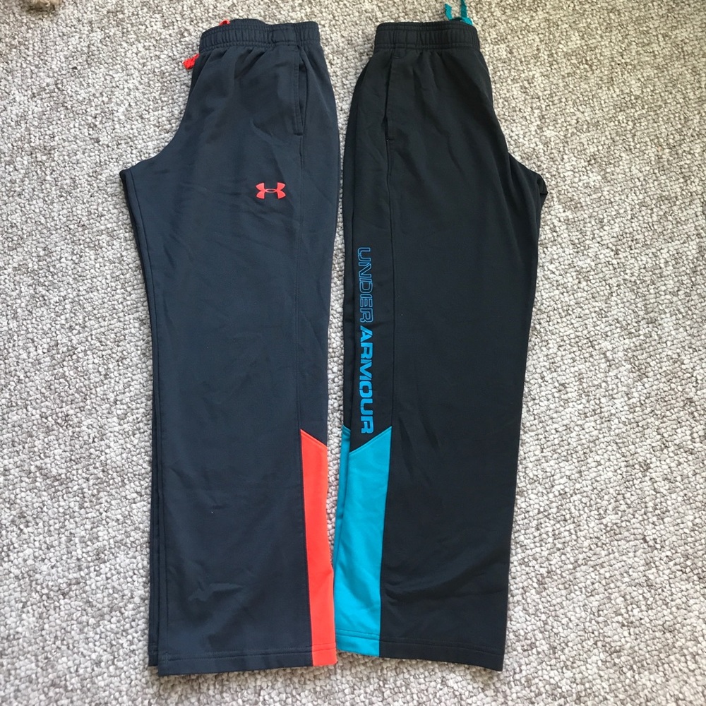 Under Armour pants and sweatshirt