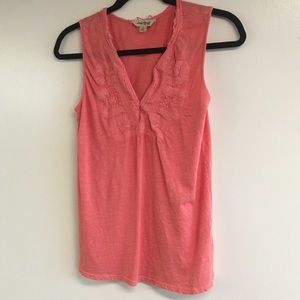 Lucky Brand Embroidered Tank