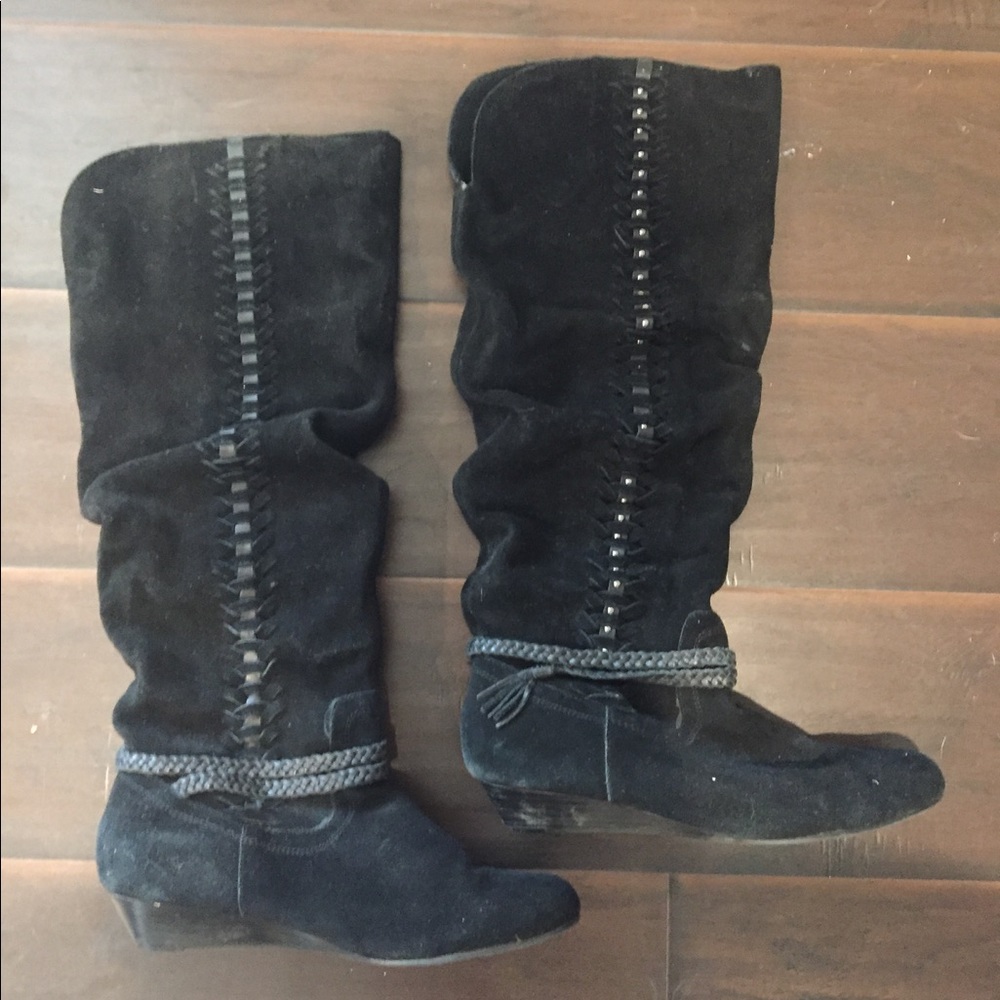 Bakers Suede over the knee boots