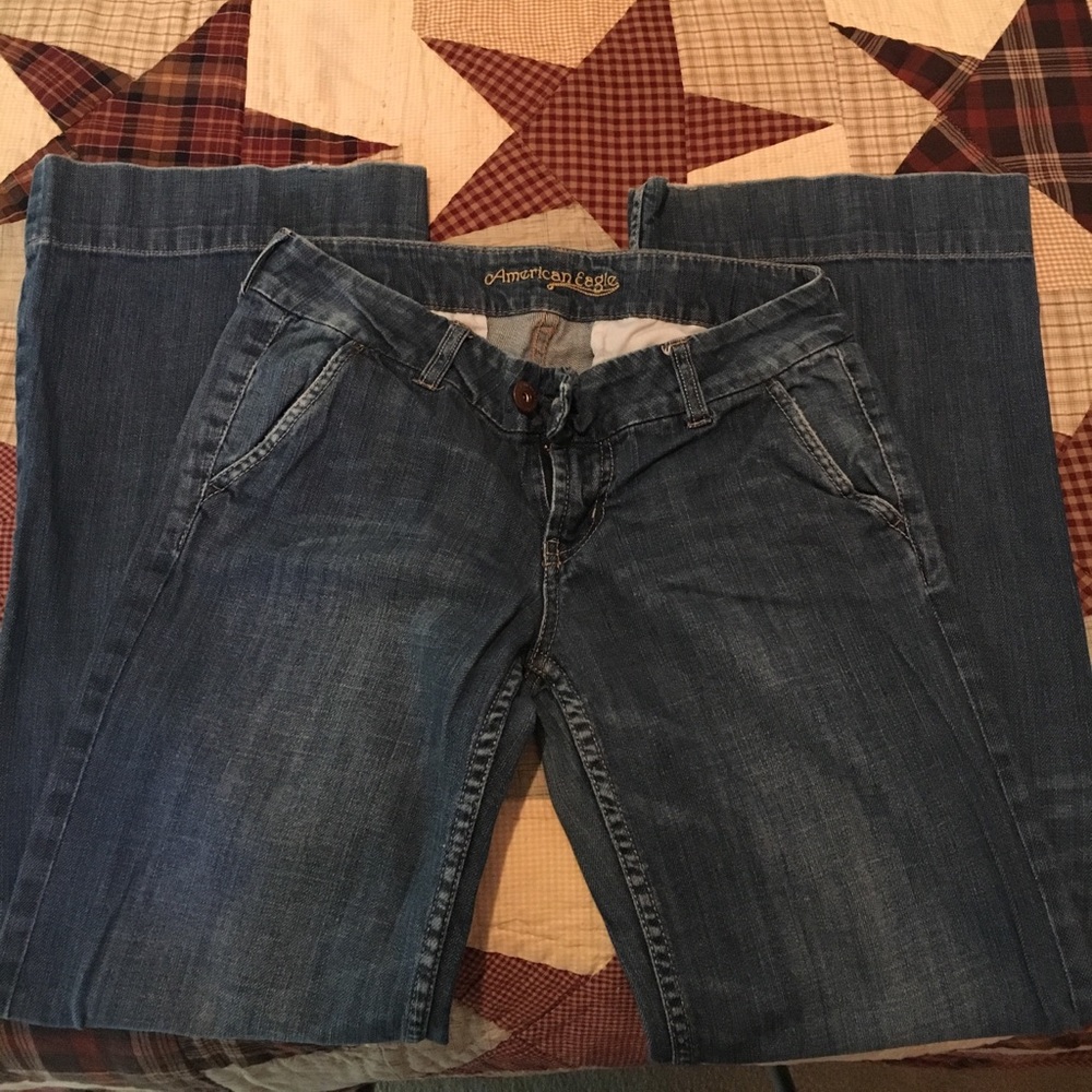 American Eagle Outfitters - Wide Leg Jeans/Trouser
