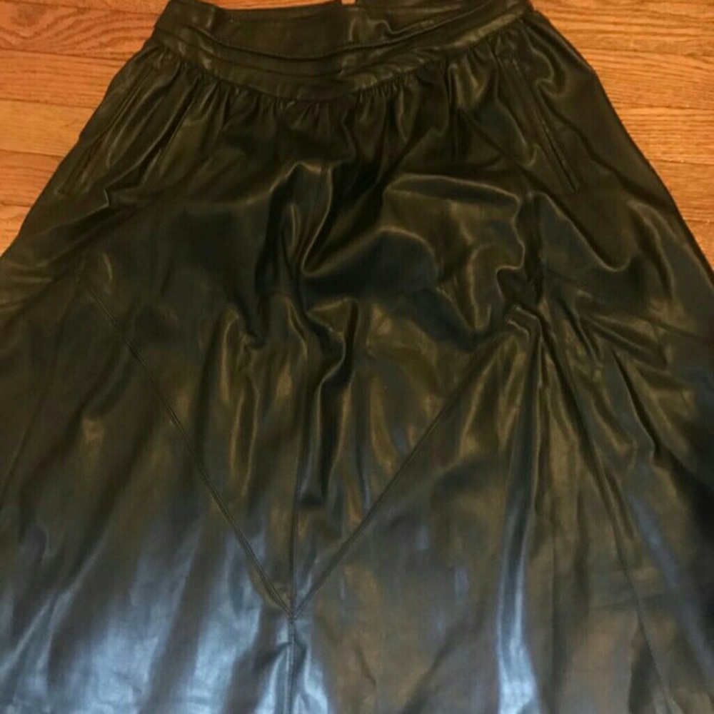 Zara Leather Skirt