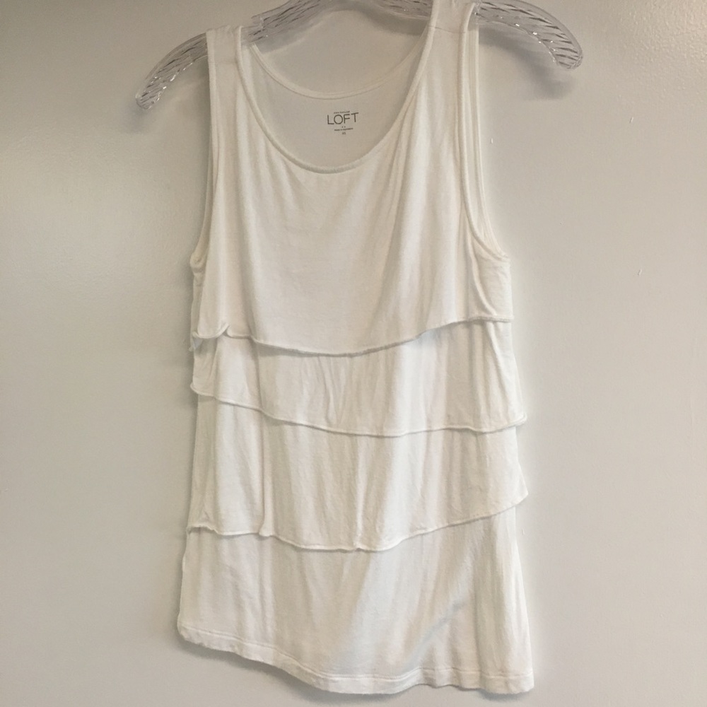 Loft Ruffled Tank