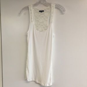 American Eagle Lace Ribbed Tank