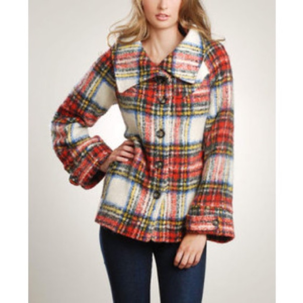Free People Plaid Jacket
