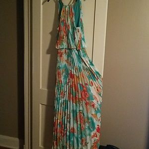 MSK Floral Maxi Dress